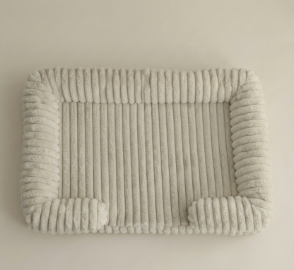 Matelas pour chien mémoire de forme et velours côtelé - Confort GalleryWoof